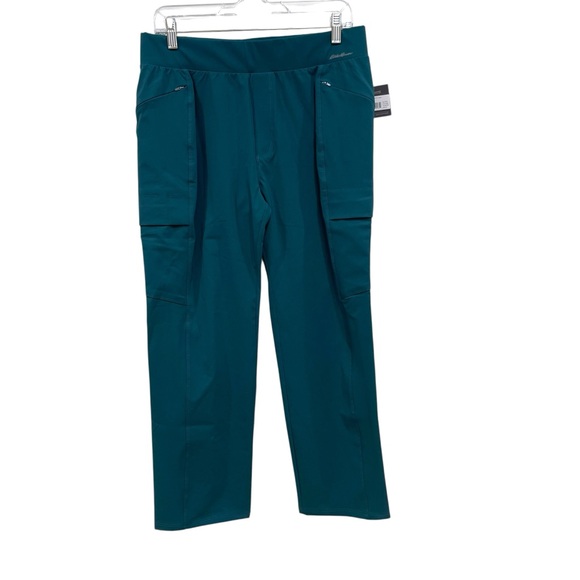 Eddie Bauer Incline Utility Capri Pants Stretch Pockets Outdoor NWT Womens 10T - Picture 1 of 9